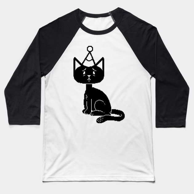 SADCAT Baseball T-Shirt by Rivkah